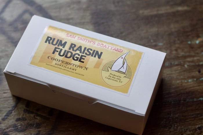 Rum Raisin Fudge