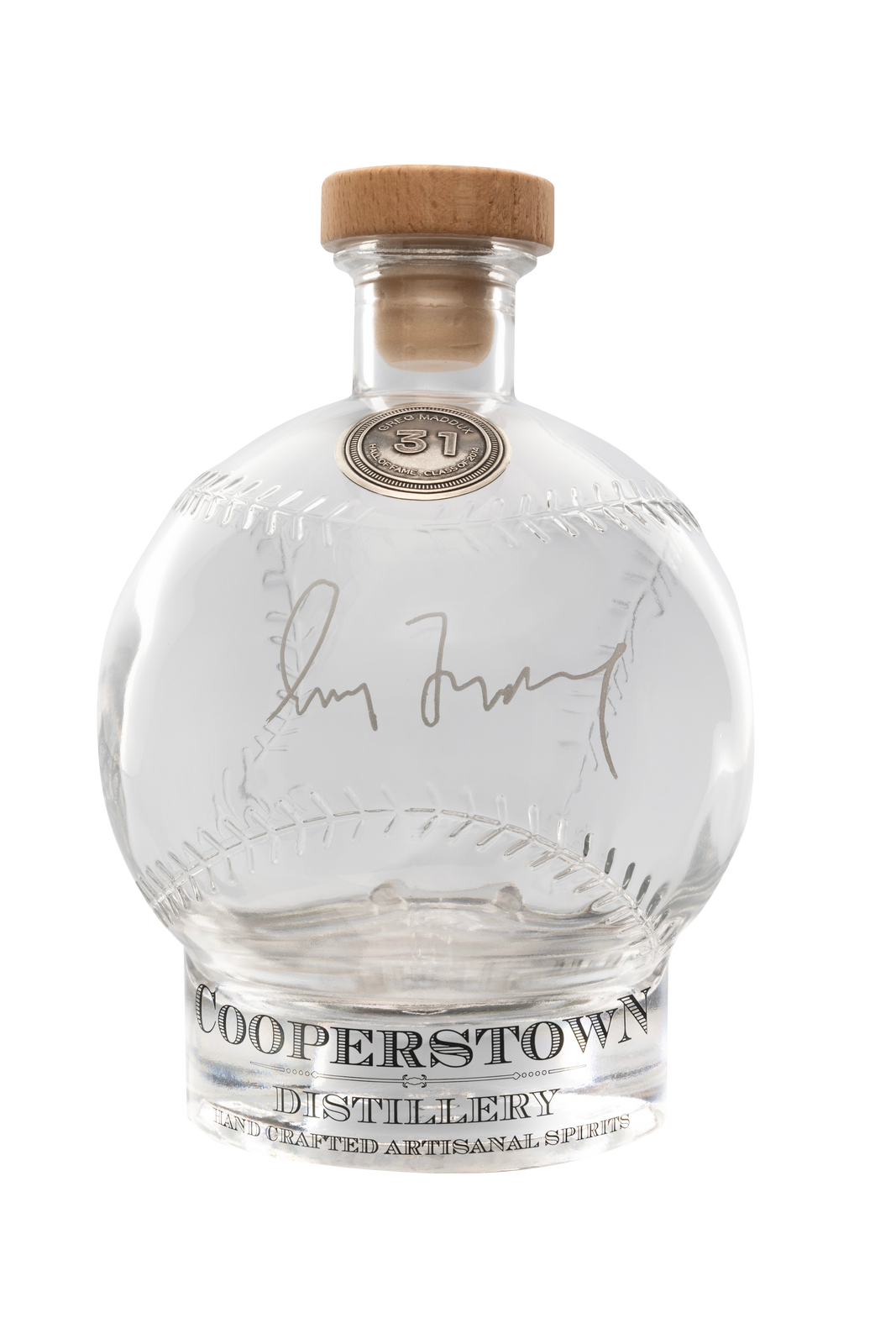 Greg Maddux Hall of Fame Signature Collectible Baseball Bottle – Shop  Cooperstown Distillery