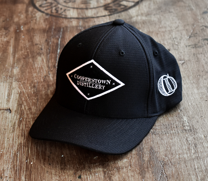 Cooperstown Distillery Flexfit Hat in Black