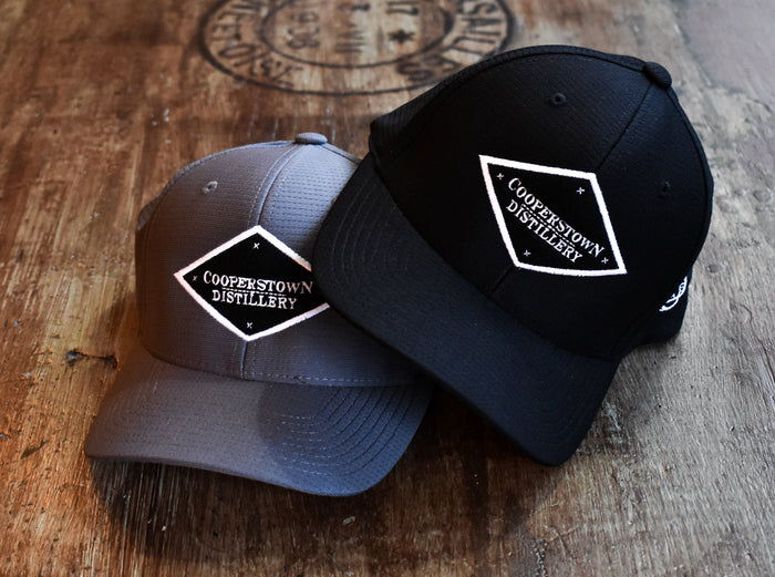 Cooperstown Distillery Flexfit Hat in Grey