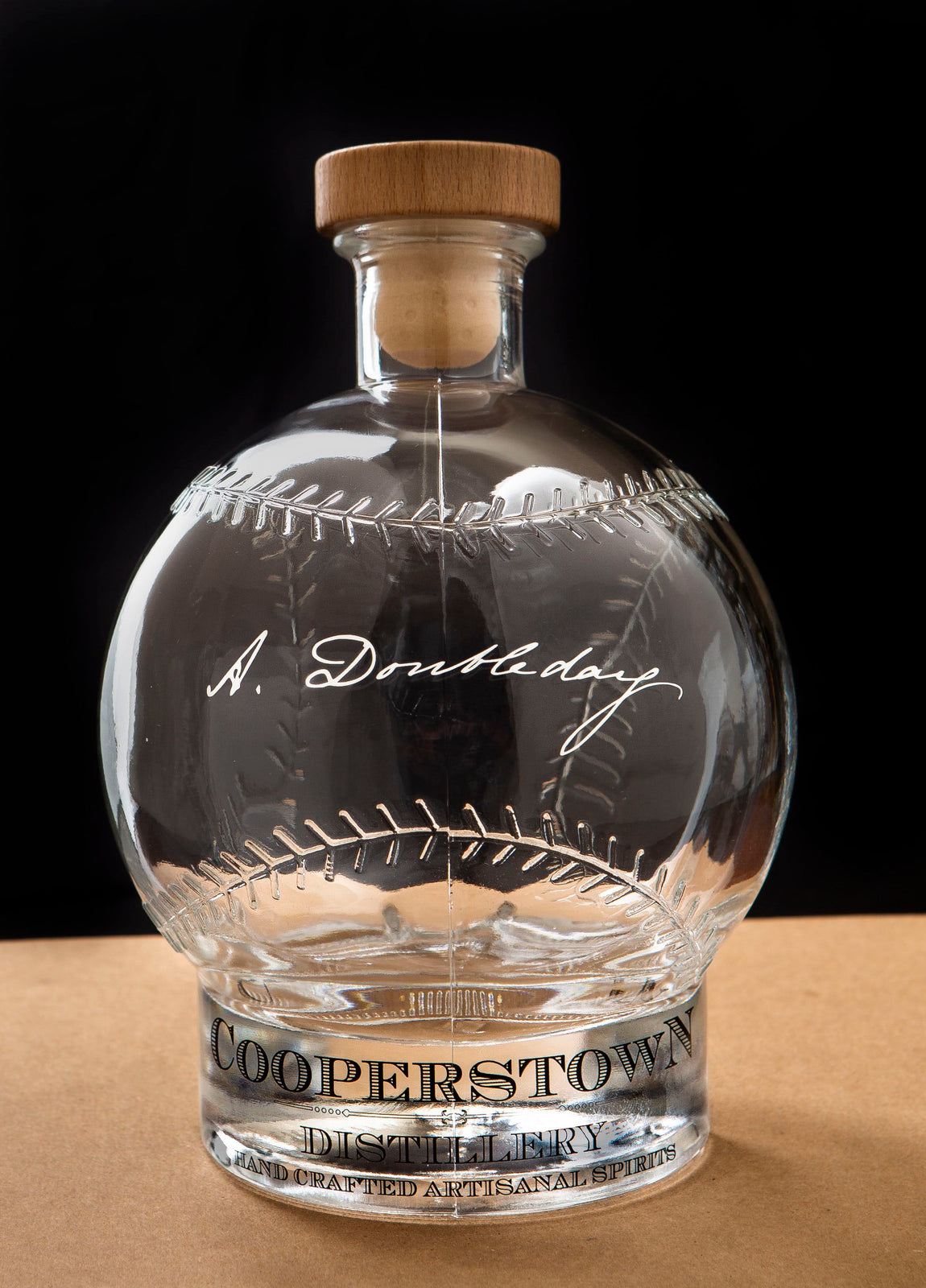 EMPTY Signed Baseball Collectible Bottle